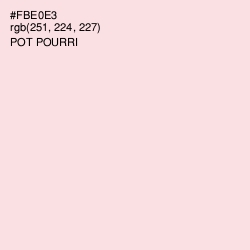 #FBE0E3 - Pot Pourri Color Image